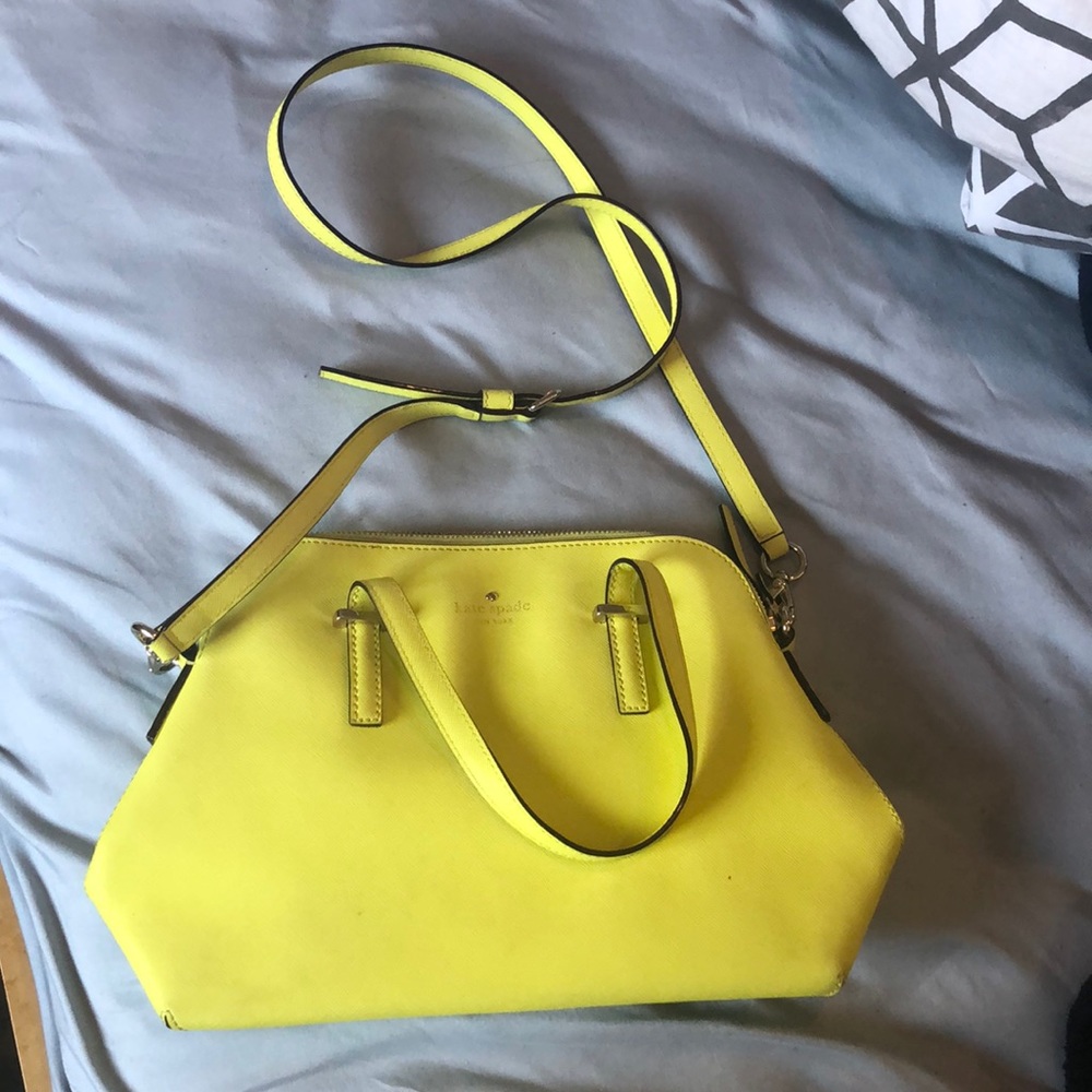 Kate Spade Yellow Crossbody Handbag